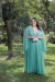 Vestido longo plus size verde tiffanny/menta na internet
