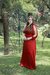 vestido vermelho de um ombro só (DIVA) - loja online