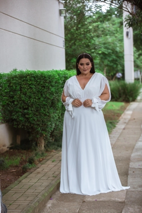 Vestido fluido plus SIZE - comprar online