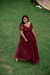 Imagem do Vestido longo marsala de madrinha