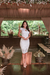 vestido glamour midi, de renda , para noiva no civil , noivado , batizados - comprar online