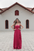 Vestido longo de cetim Rosa Pink (Sucesso) - Noiva no Civil | Vestido de noiva civil e festa