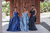 vestido longo azul royal de chic, chic, tomara que caia, com detalhes (fashionista) - comprar online