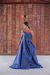 vestido longo azul royal de chic, chic, tomara que caia, com detalhes (fashionista) - Noiva no Civil | Vestido de noiva civil e festa