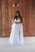 Vestido Longo de Tule branco tendetwo na internet