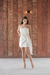 vestido longo casual branco newbaby - loja online