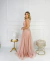 vestido longo rose de lurex (rebeca) - loja online