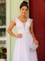 Vestido de noiva, longo de lurex (REBECA) - Noiva no Civil | Vestido de noiva civil e festa