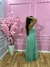Vestido verde menta-tiffany- moda com brilho - loja online