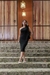 vestido de neocrepe preto Antonella - loja online
