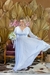 Vestido Branco com brilho, manga longa ( joxi) - comprar online