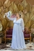 Vestido Branco com brilho, manga longa ( joxi) - Noiva no Civil | Vestido de noiva civil e festa