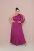 vestido fúcsia de um ombro só (DIVA) - Plus Size na internet