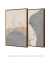 Conjunto 2 Quadros Abstratos Kisses na internet