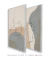 Conjunto 2 Quadros Abstratos Kisses na internet