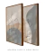 Conjunto 2 Quadros Abstratos Kisses - loja online