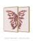 Conjunto 2 Quadros Asas de Borboletas Butterfly Wings - Quadros para Decoração - Empório dos Quadros