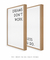 Conjunto 2 Quadros Decorativos Dreams Don't Work Unless You Do - comprar online