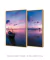 Conjunto 2 Quadros The Sunset Boat na internet