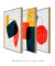 Conjunto 3 Quadros Abstract Art