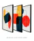 Conjunto 3 Quadros Abstract Art