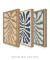Conjunto 3 Quadros Abstract Flowers na internet