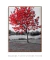 Quadro Árvore da Vida Vermelha - Quadros para Decoração - Empório dos Quadros