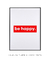 Quadro Decorativo Be Happy - loja online