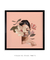 Quadro Decorativo Quadrado Colagem Mulher e Rosas na internet