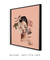 Quadro Decorativo Quadrado Colagem Mulher e Rosas - Quadros para Decoração - Empório dos Quadros