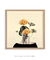 Imagem do Quadro Decorativo Quadrado Mulher das Flores Amarelas