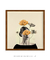 Quadro Decorativo Quadrado Mulher das Flores Amarelas - comprar online