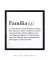 Quadro Família Significado Dicionário - Quadros para Decoração - Empório dos Quadros