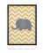 Quadro Infantil Elefante Listras Amarelas - Quadros para Decoração - Empório dos Quadros