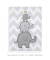 Quadro Infantil Elefantes - comprar online