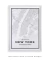 Quadro Mapa de Nova York - Quadros para Decoração - Empório dos Quadros