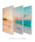Quadro Mar Praia Pôr-do-Sol Paisagem ao Entardecer - comprar online