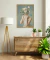 Quadro Mulher Flores no Rosto