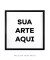 Quadro Quadrado - Personalizado com sua Estampa ou Frase - loja online