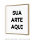 Quadro Quadrado - Personalizado com sua Estampa ou Frase - loja online