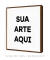 Quadro Quadrado - Personalizado com sua Estampa ou Frase - comprar online