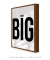 Quadro "Think Big" (Pense Grande) - Quadros para Decoração - Empório dos Quadros