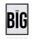 Quadro "Think Big" (Pense Grande) na internet
