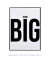 Imagem do Quadro "Think Big" (Pense Grande)