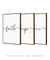 Trio Quadros Faith Hope Love - comprar online