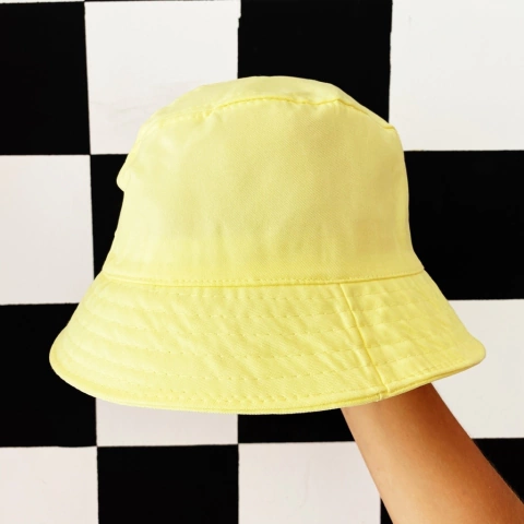 bucket amarelo bebê