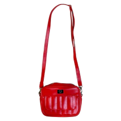 BAG RETÂNGULO VERMELHA COURO na internet