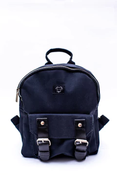 MINI MOCHILA PRETA TECIDO