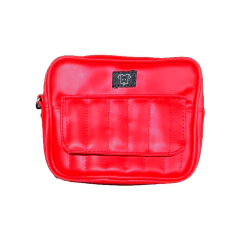 BAG RETÂNGULO VERMELHA COURO