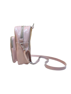 MINI BAG MOCHILA ROSA BEBÊ COURO - loja online